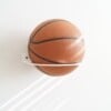 STERKSTAEL Ball Blanc ø 20cm - industriële balhouder muur - wandbevestiging - kleur wit - poedercoating - staal