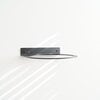 STERKSTAEL Ball Noir ø 20cm - industriële balhouder muur - wandbevestiging - kleur zwart - poedercoating - staal