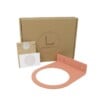 STERKSTAEL Flora S Dusty Rose - bloempothouder - kleur oud roze - voor bloempot met een diameter van 12cm - poedercoating - staal