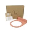STERKSTAEL Flora S Dusty Rose - bloempothouder - kleur oud roze - voor bloempot met een diameter van 12cm - poedercoating - staal