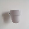 STERKSTAEL Flora S Eco Pot Marble Grey - bloempothouder - kleur houder wit - kleur pot marmer grijs - inclusief bloempot ø12cm - poedercoating - staal - verticale tuin