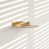 STERKSTAEL Flora S GOUD - bloempothouder - kleur goud - voor bloempot met een diameter van 12cm - poedercoating - staal