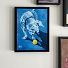 Schilderij "Blue Monday" - origineel kunstwerk in olieverf