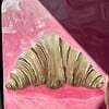 Schilderij "Je veux une croissant" - origineel kunstwerk van olieverf