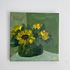 Schilderij "zonnebloemen" - origineel kunstwerk in olieverf