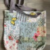 Tote bag gemaakt van een doorgestikte sprei