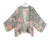 Trailing Blossom Kimono grey
