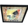 Urban living -collage-achtig werk met meerdere lagen