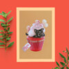 Verjaardags kaart Cupcake hond