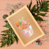 Verjaardags kaart Cupcake varken