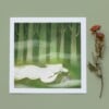 Witte Wief Print 23x23 cm