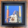-alweer wortels- 20x20x1 cm handgeknipte collage op schildersdoek