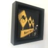 -clean it like you mean it- 20x20x1 cm handgeknipte collage op schildersdoek