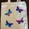 katoenen tas vlinders