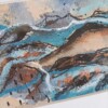 Abstract landschap - mini schilderij