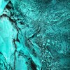 Abstract schilderij 3D - Deep turqoise
