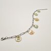 Bedelarmband met Pastelkleurige Bloemenbedels (Eternal Spring)