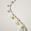 Bedelarmband met Pastelkleurige Bloemenbedels