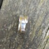 Birch collectie, open zilveren ring
