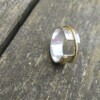Birch collectie, open zilveren ring