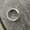 Birch collectie, open zilveren ring