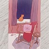 Boekenlegger “gezellige avond” | book mark “cozy night”