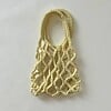 Crochet net bag - butter yellow