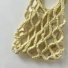Crochet net bag - butter yellow