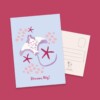 Dream Big | Handgemaakte wenskaart met rog – Anna-Mae Studio