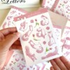 Eco-vriendelijk Wezel/Hermelijn Stickervel – Schattige Handgetekende Stickers, PVC-vrij & Recyclebaar | Kawaii Dier Stickers voor Journals en Planners
