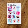 🇸🇬 Sticker Sheet – Singapore Cultuur