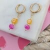 Floral Pop Mini Earrings goud