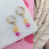 Floral Pop Mini Earrings goud