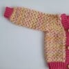Gehaakt baby vestje | Roze en oranje gemêleerd