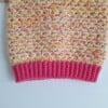 Gehaakt baby vestje | Roze en oranje gemêleerd