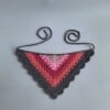 Gehaakte bandana 'Grijs & rozetinten'