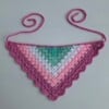 Gehaakte bandana 'Lavendel & munt'