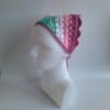 Gehaakte bandana 'Lavendel & munt'