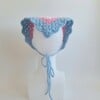 Gehaakte bandana 'Transgender vlag'