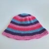 Gehaakte bucket hat | Blauw, paars, lavendel en roze