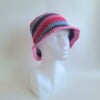Gehaakte bucket hat | Blauw, paars, lavendel en roze