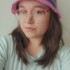 Gehaakte bucket hat | Blauw, paars, lavendel en roze