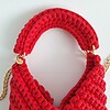 Gehaakte crossbody tas | Fuchsia