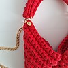Gehaakte crossbody tas | Fuchsia