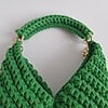 Gehaakte crossbody tas | Groen