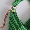 Gehaakte crossbody tas | Groen