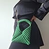 Gehaakte crossbody tas | Groen