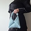 Gehaakte crossbody tas | Lichtblauw