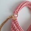 Gehaakte crossbody tas | Roze
