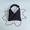 Gehaakte crossbody tas | Zwart